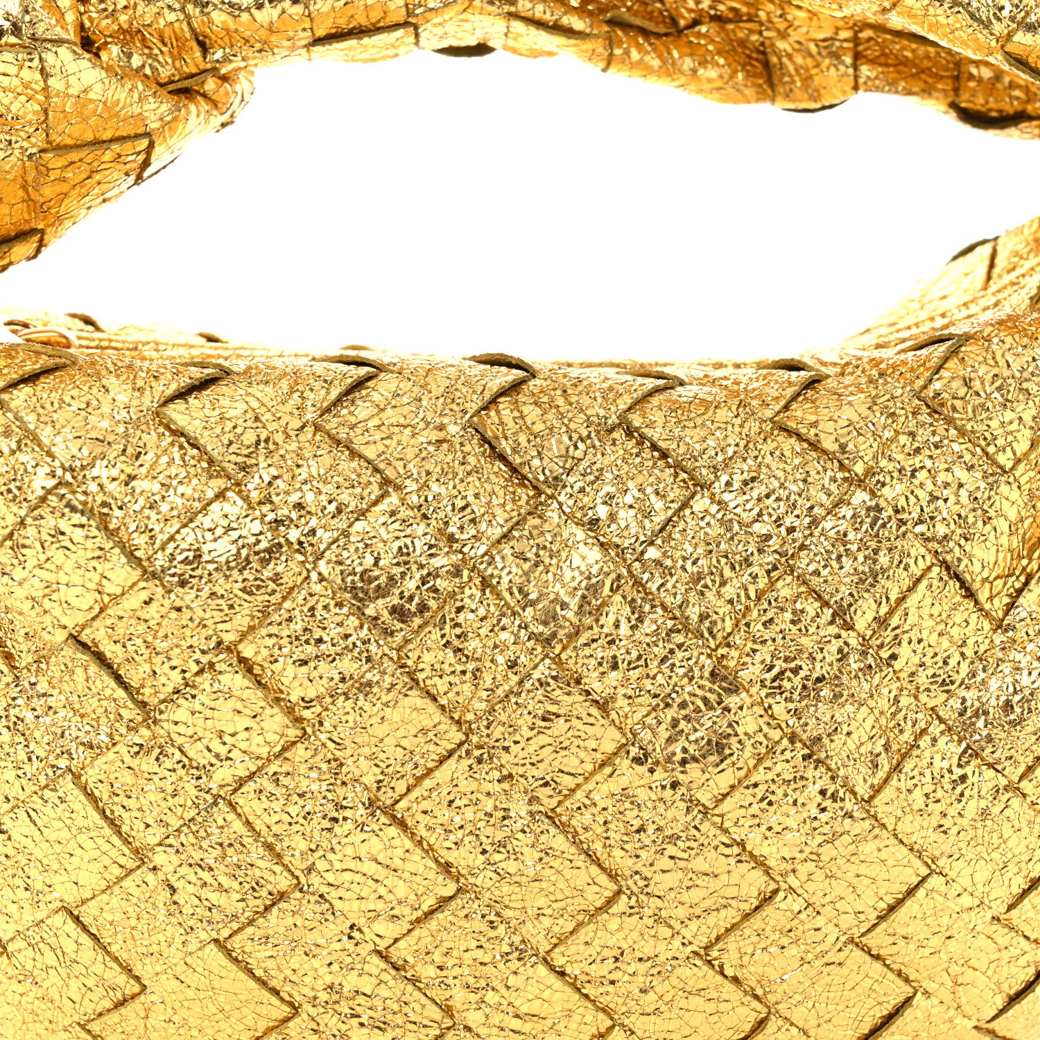 Bottega Veneta Metallic Nappa Intrecciato Mini Jodie Gold 8 of 10