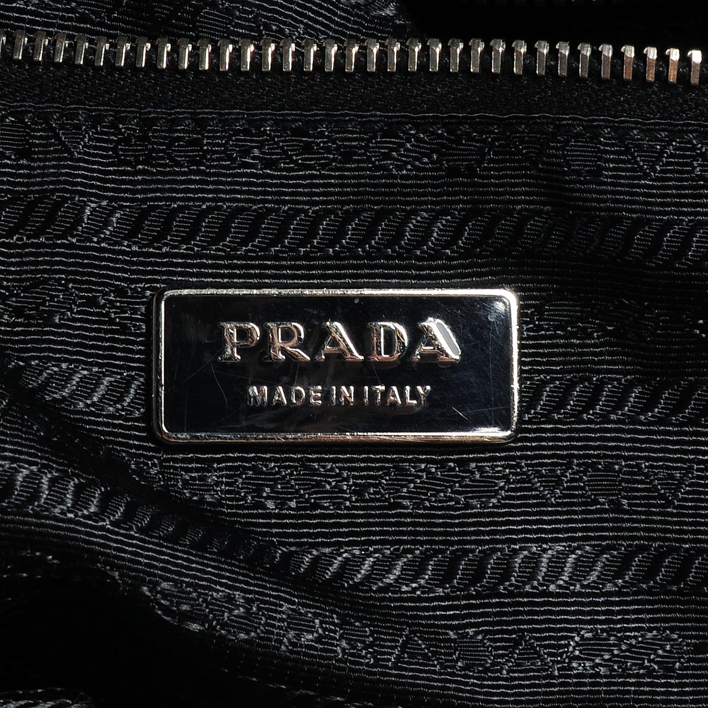 Tessuto Nylon Gaufre Tote Nero Black