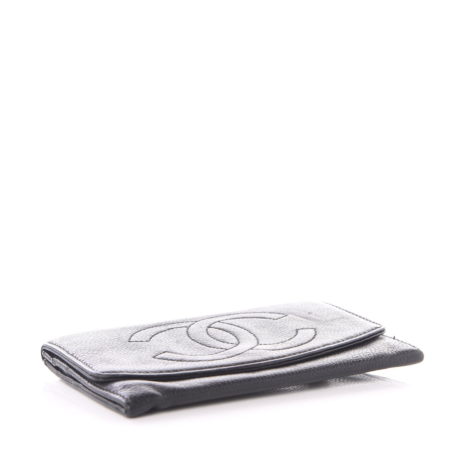 Chanel Caviar Timeless CC Flap Wallet Black 3 of 8