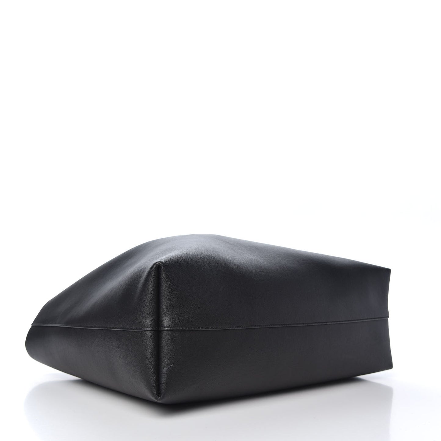 Calfskin Large Shopping Tote Black
