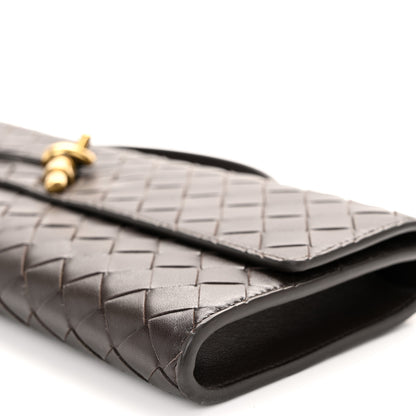Bottega Veneta Nappa Intrecciato Long Andiamo Top Handle Clutch Fondant 10 of 10