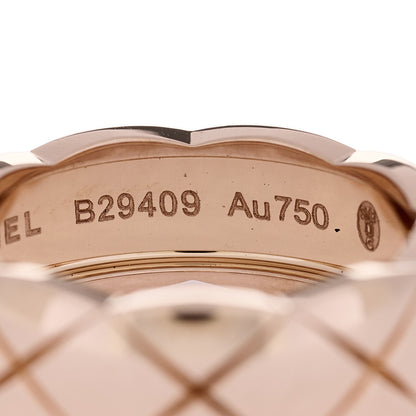 Chanel 18K Beige Gold Small Coco Crush Ring 52 6 5 of 7