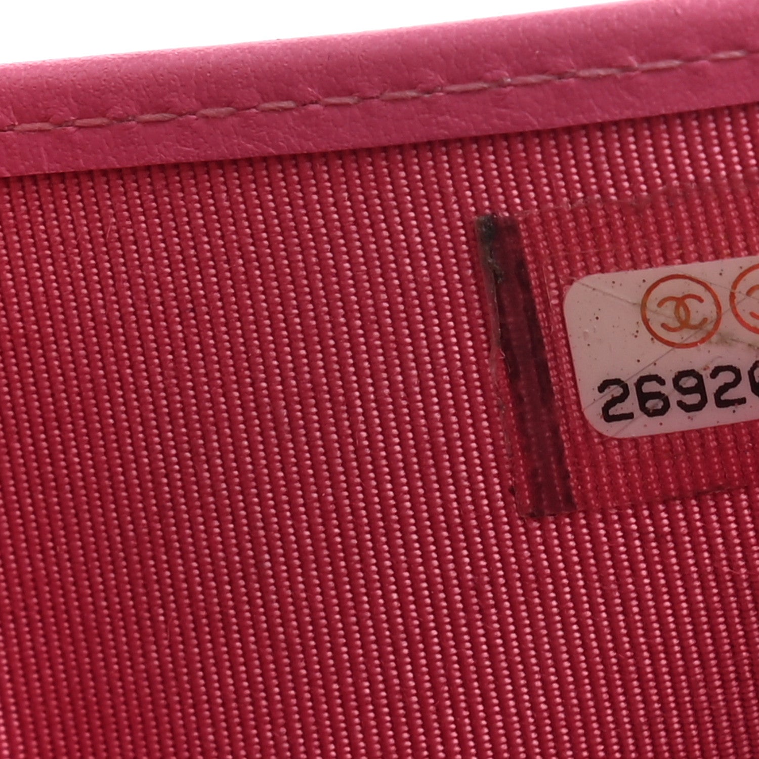 Chanel Caviar Quilted Compact Flap Wallet Pink 7 of 7