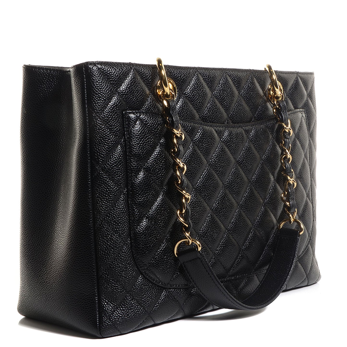 Caviar Grand Shopping Tote GST Black