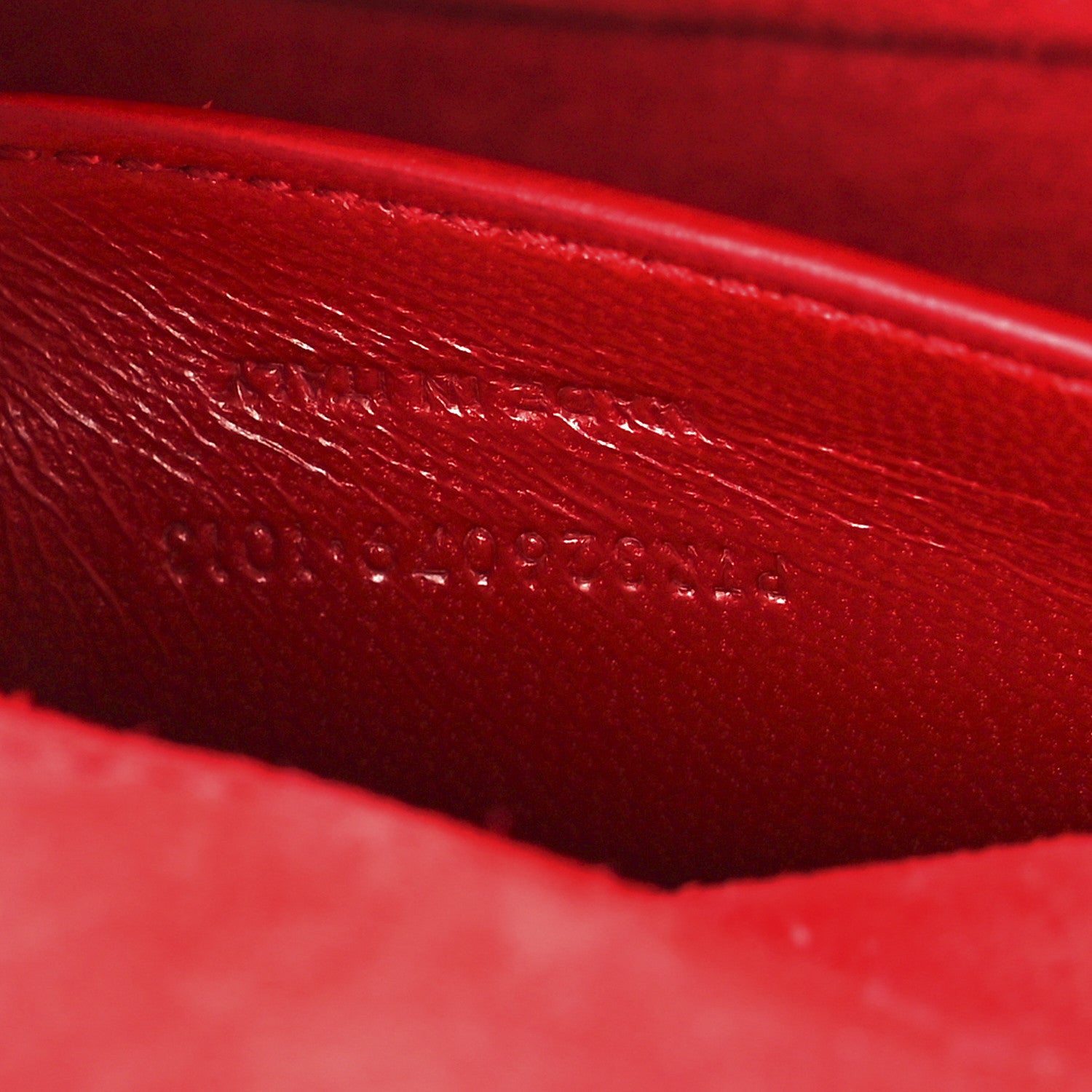 Saint Laurent Grain De Poudre Classic Monogram Cassandre Clutch New Red 8 of 12