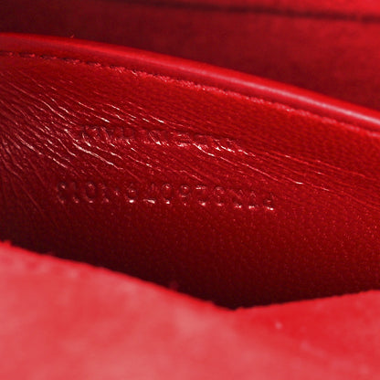 Saint Laurent Grain De Poudre Classic Monogram Cassandre Clutch New Red 8 of 12