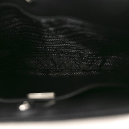 Prada Spazzolato Cleo Shoulder Bag Black 5 of 9