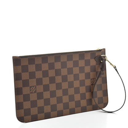 Louis Vuitton Damier Ebene Neverfull MM GM Pochette 3 of 9