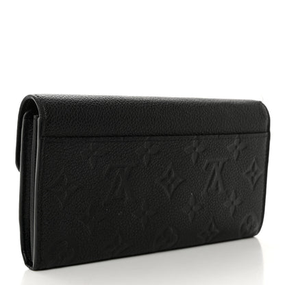 Louis Vuitton Empreinte Sarah Wallet NM Black 3 of 10