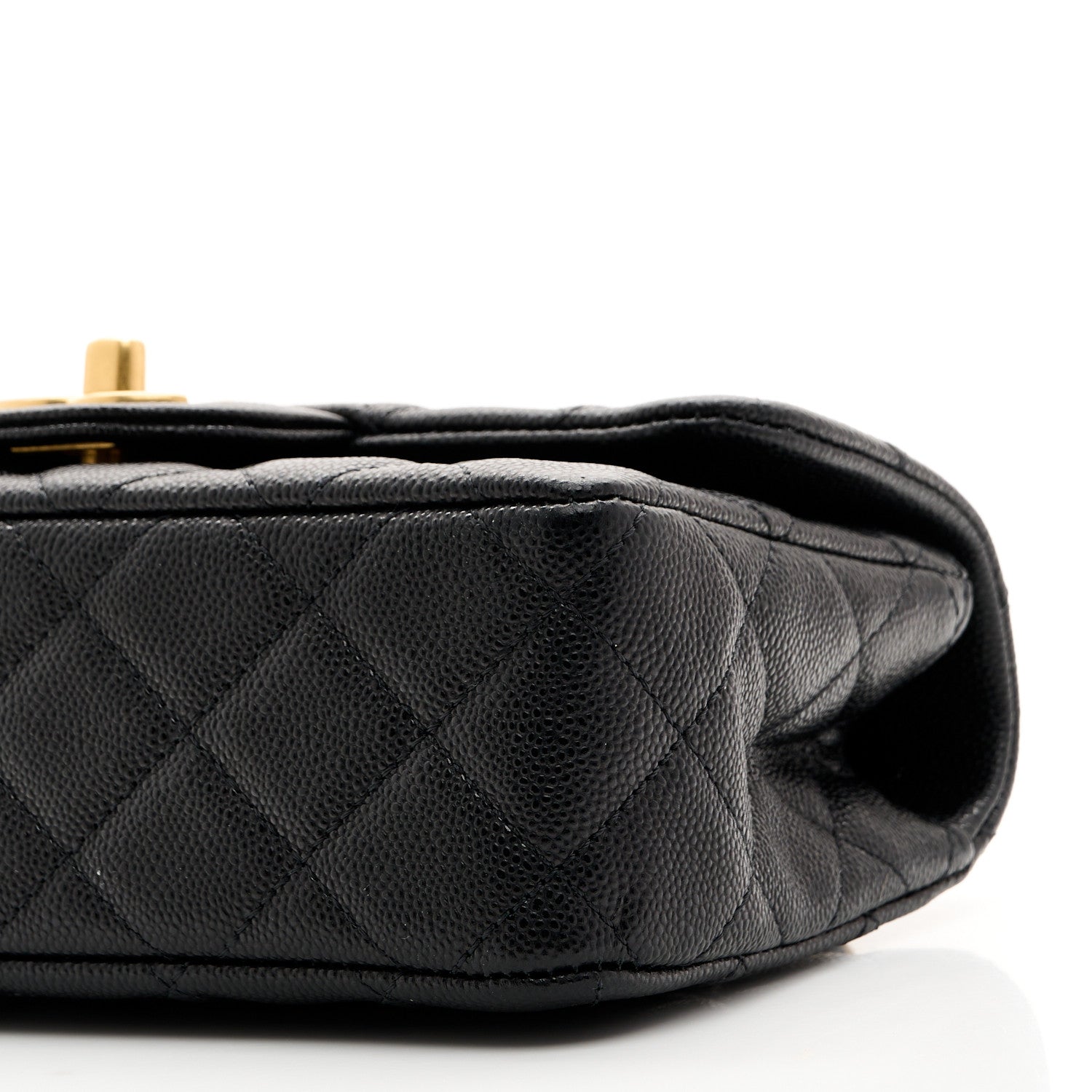 Chanel Caviar Quilted Mini Handy CC Flap Burgundy Black 10 of 10