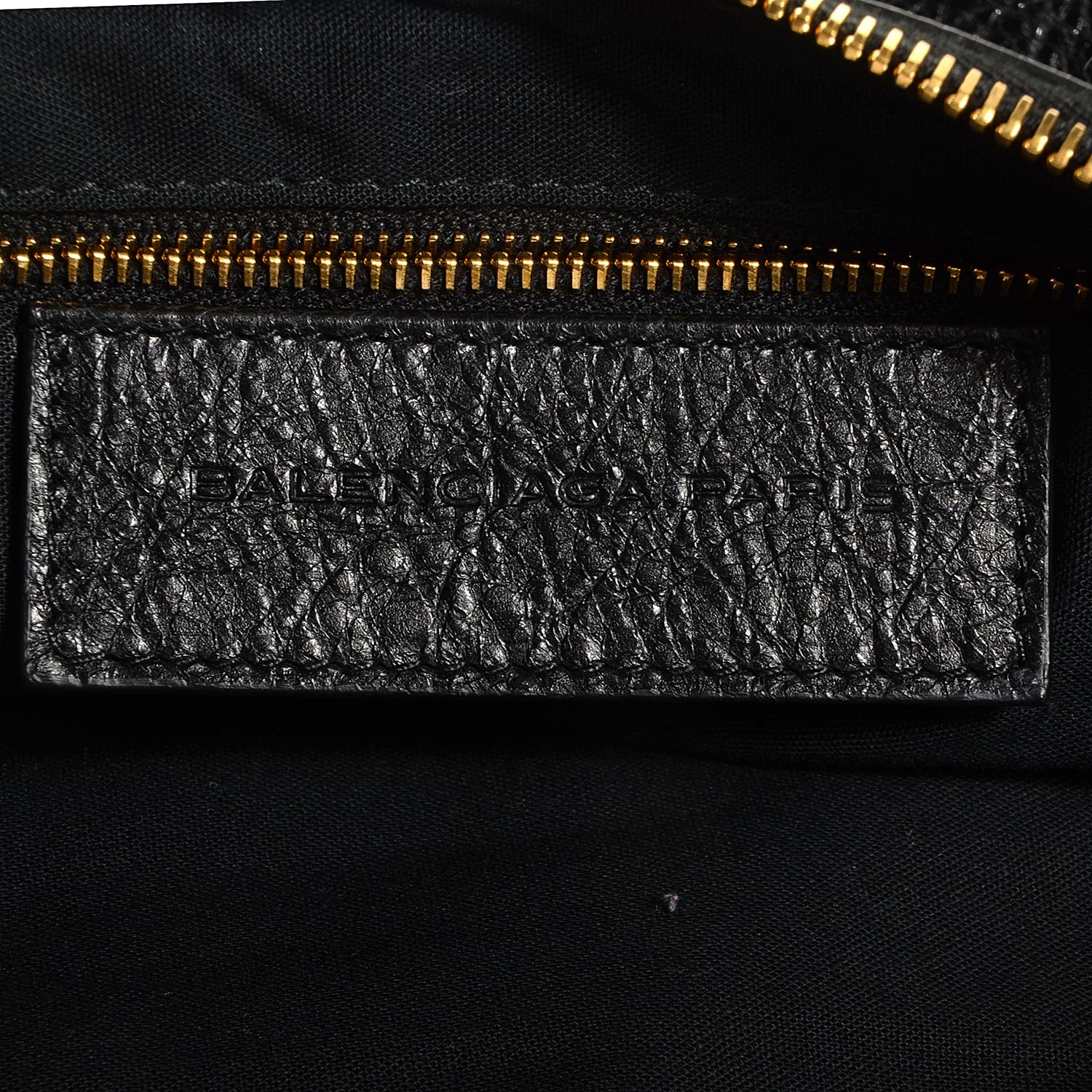 Balenciaga Agneau Giant 12 Gold Hardware Flat Handle Clutch Black 3 of 12