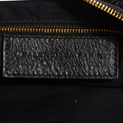 Balenciaga Agneau Giant 12 Gold Hardware Flat Handle Clutch Black 3 of 12