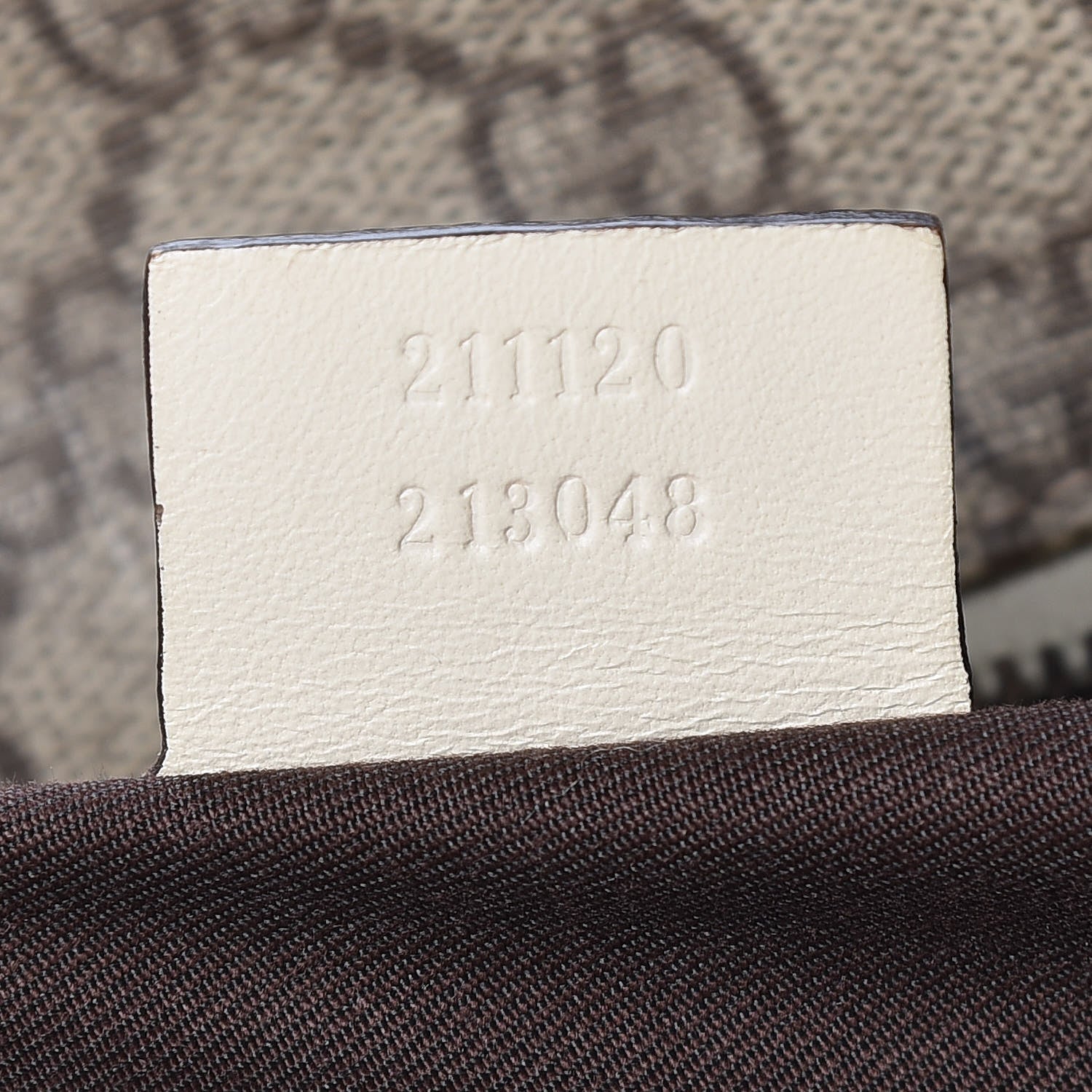 Gucci GG Supreme Monogram Large Zippered Shopping Tote Off White 7 of 20