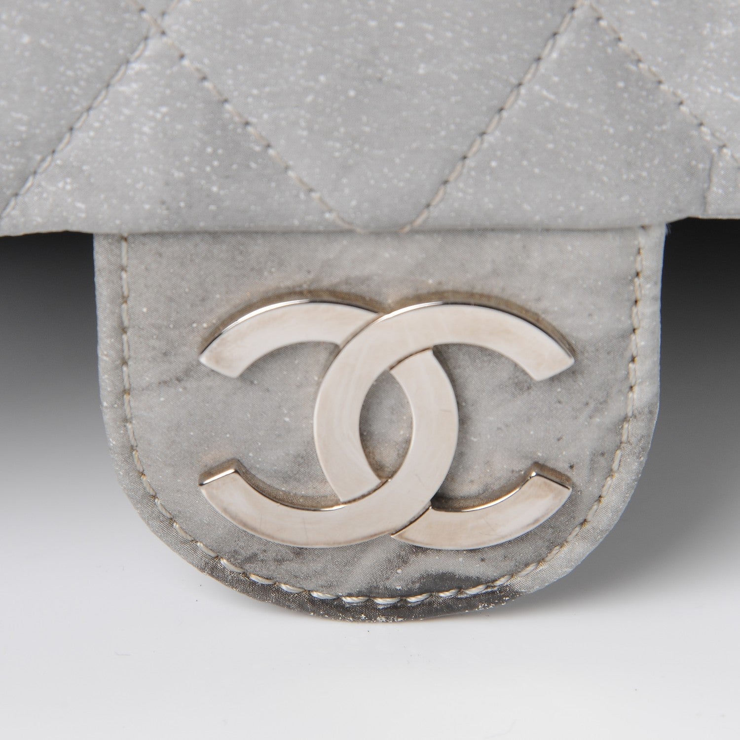 Chanel Vinyl Quilted Small Melrose Degrade Flap Black 8 of 9