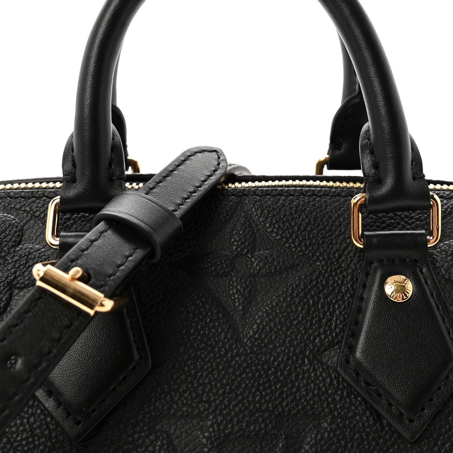 Louis Vuitton Empreinte Monogram Giant Speedy Bandouliere 20 Black 7 of 9