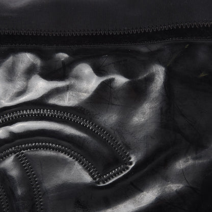 Chanel Vinyl Spirit Drawstring Tote Black 11 of 13