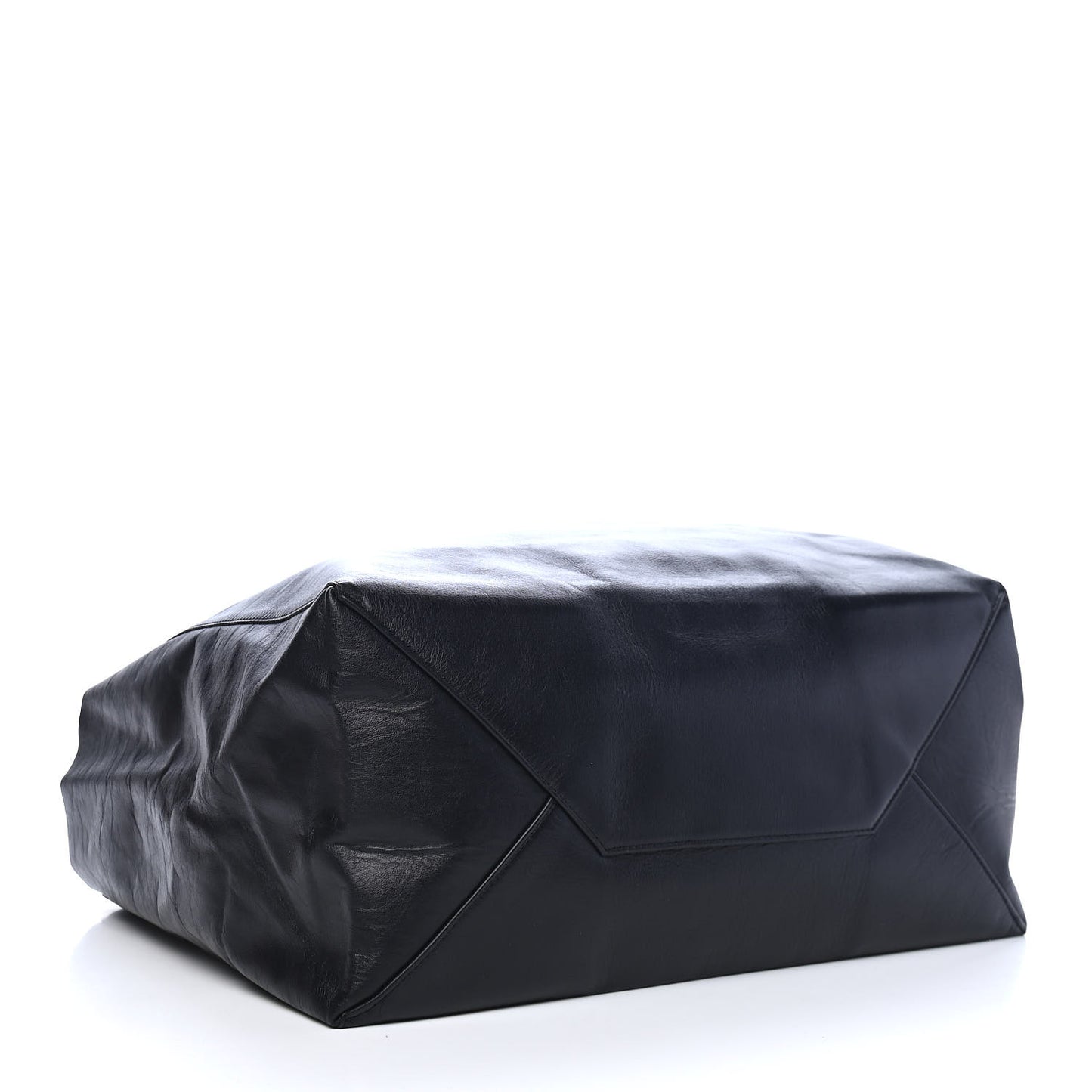 Lambskin Horizontal Cabas Dark Navy