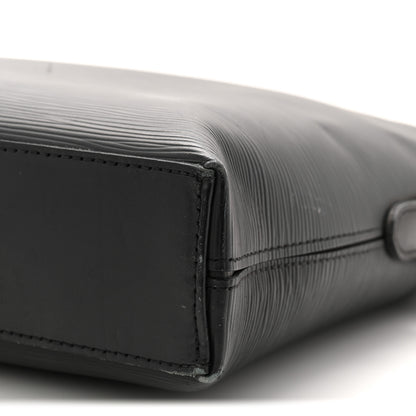 Louis Vuitton Epi Porte-Documents Jour Briefcase Black 10 of 11