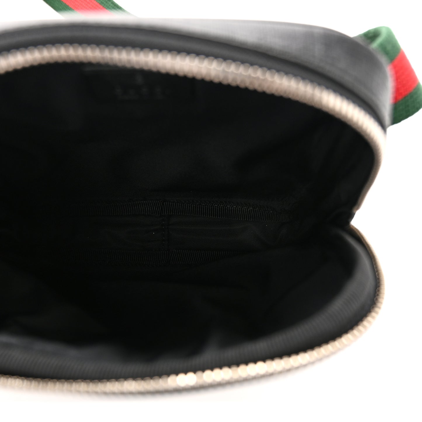 GG Supreme Monogram Web Belt Bag Black