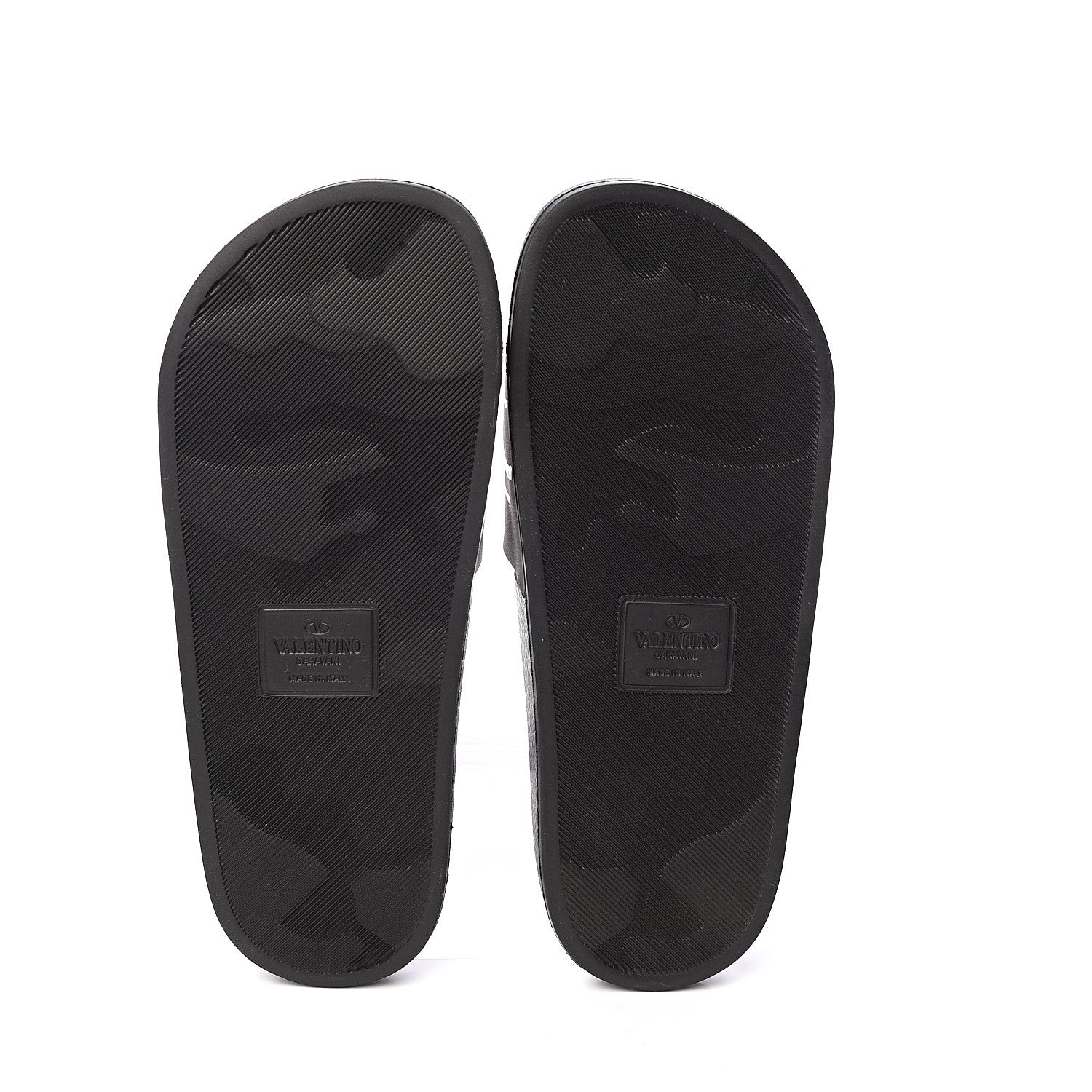 Valentino Garavani Rubber Lipstick Slide Sandals 38 Black 5 of 7