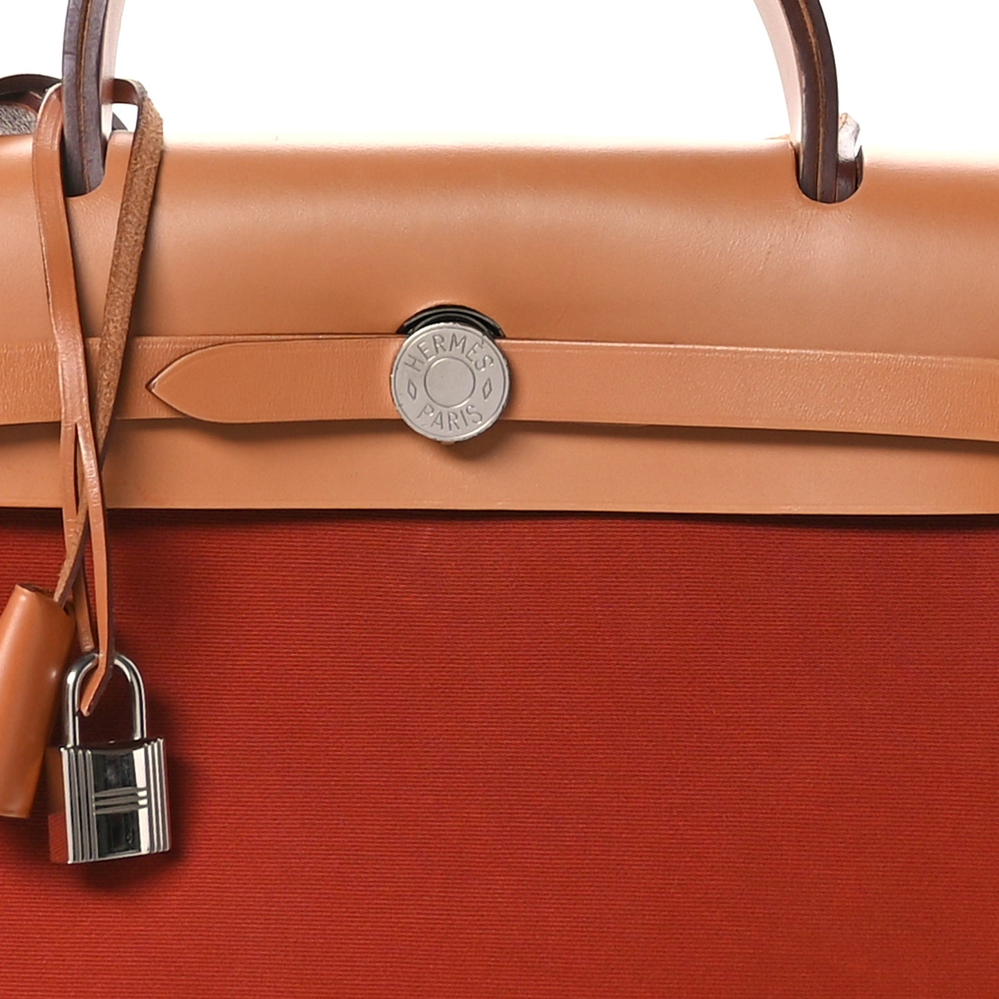 Toile Vache Hunter Herbag Zip 31 PM Rouge Tomate Natural