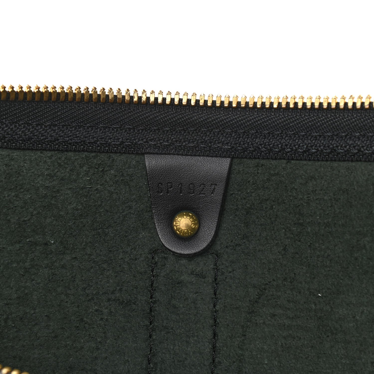 Louis Vuitton Epi Keepall 45 Black 6 of 12