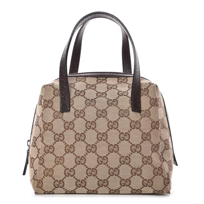 Gucci Monogram Calfskin Large Balthus Cosmetic Pouch Beige Ebony Cocoa 1 of 11
