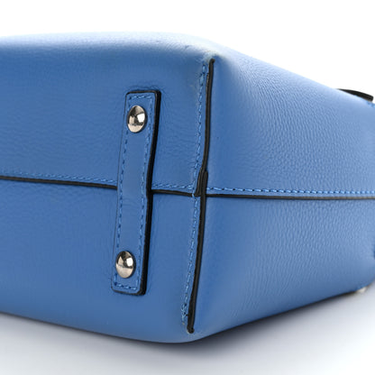 Burberry Grainy Calfskin Triple Stud Mini Belt Bag Blue White 13 of 16
