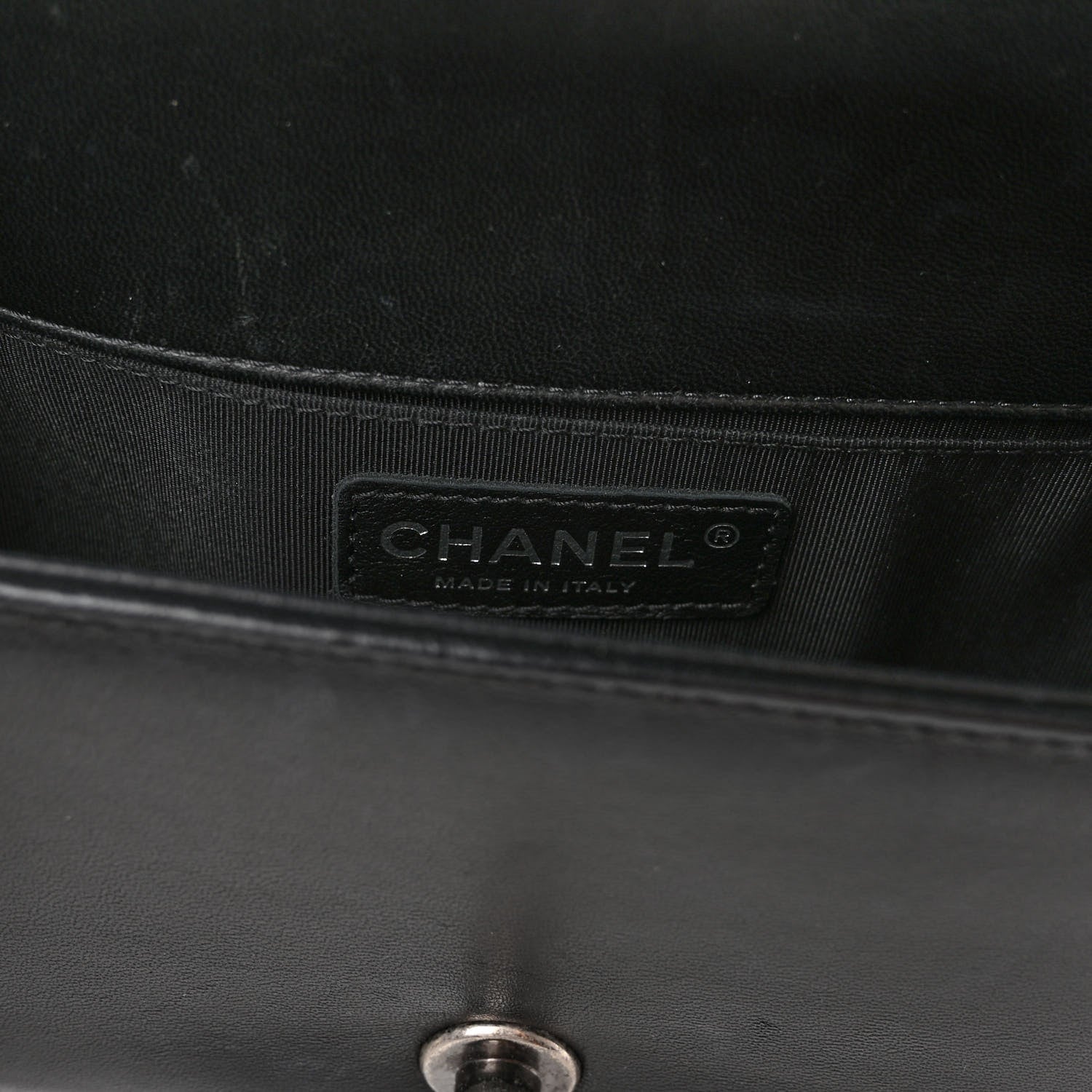 Chanel Lambskin Quilted Small Boy Flap Black 6 of 10