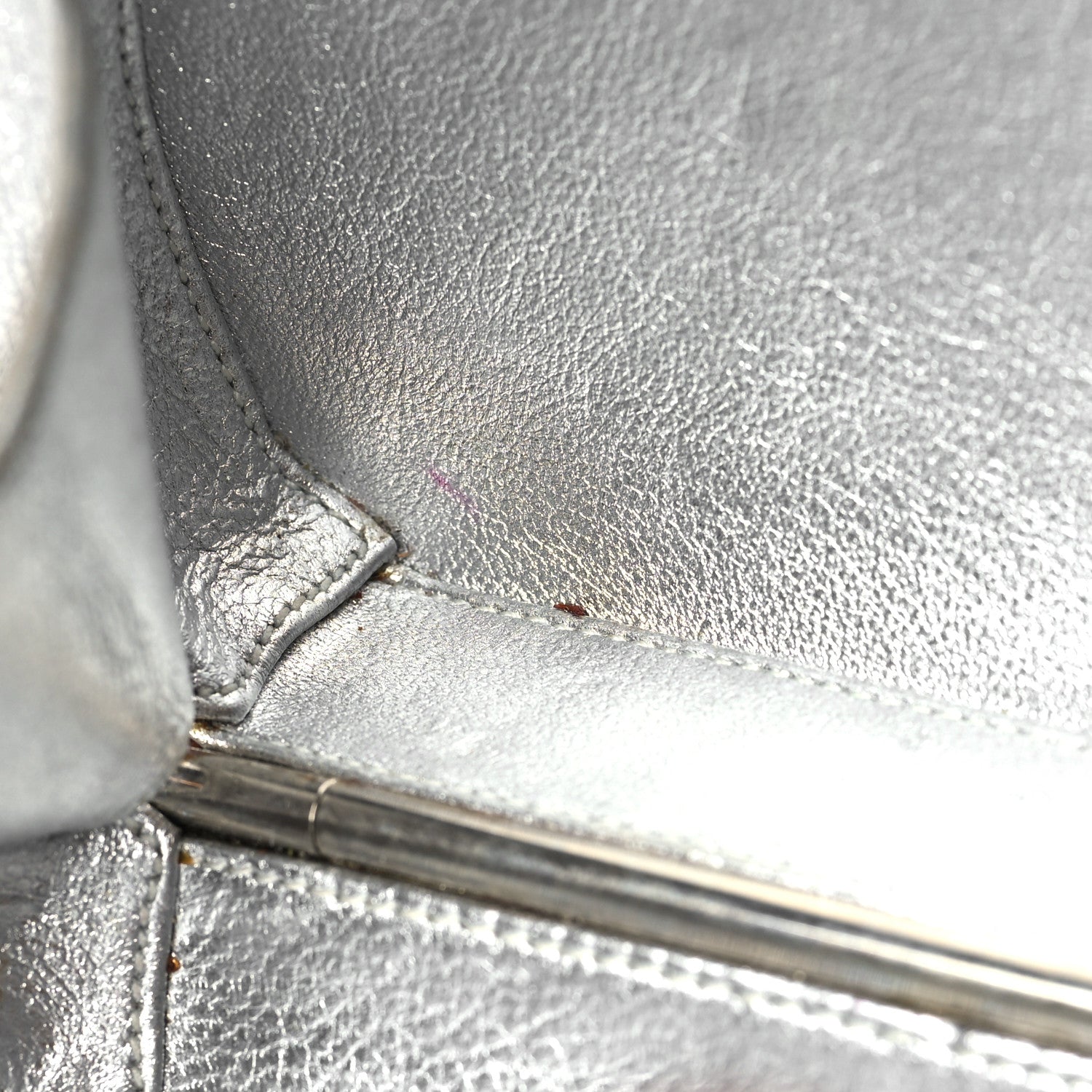 Judith Leiber Swarovski Crystal Minaudiere Clutch Silver 10 of 10