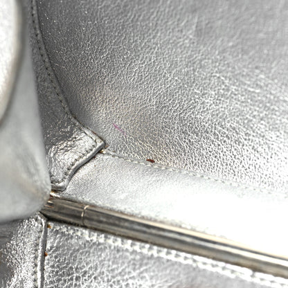 Judith Leiber Swarovski Crystal Minaudiere Clutch Silver 10 of 10