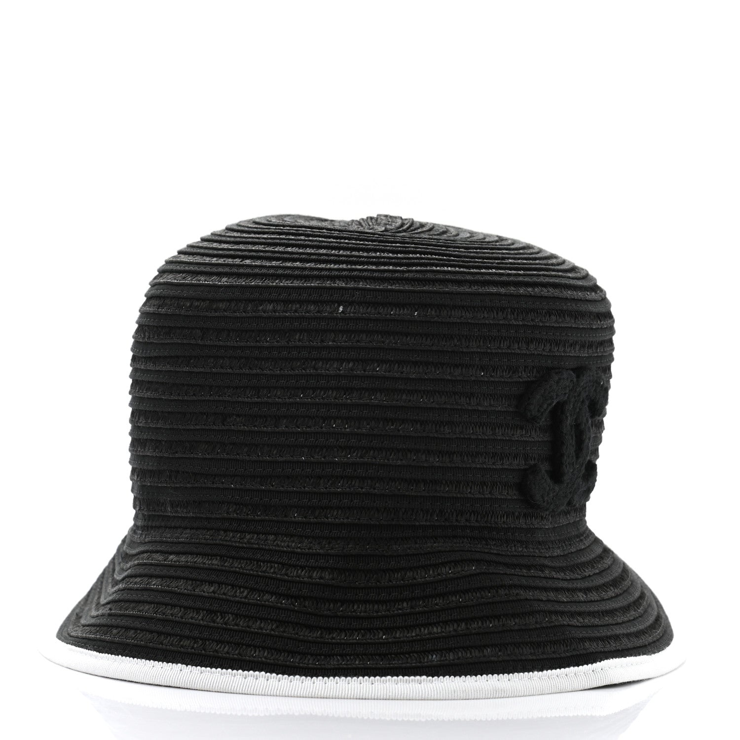 Chanel Cotton Viscose CC Bucket Hat S Black 3 of 10
