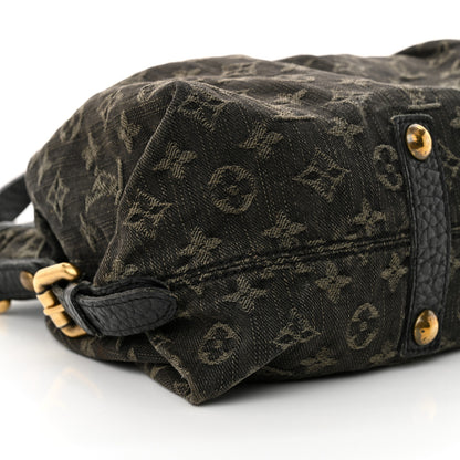 Louis Vuitton Denim Neo Cabby MM Black 8 of 11