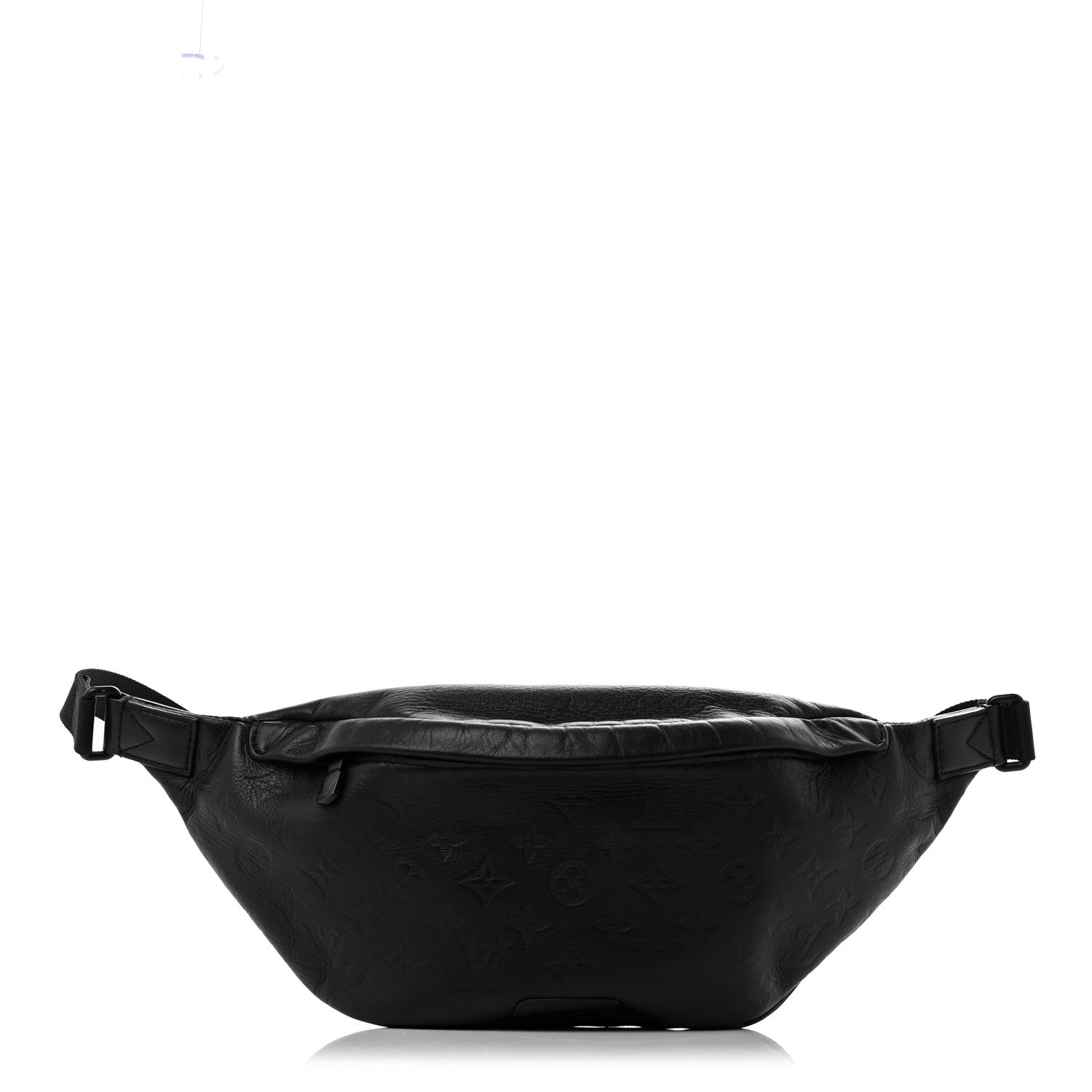 Louis Vuitton Calfskin Monogram Shadow Discovery Bumbag Black 1 of 12