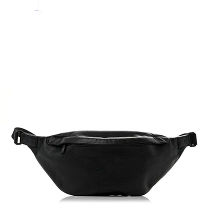 Louis Vuitton Calfskin Monogram Shadow Discovery Bumbag Black 1 of 12
