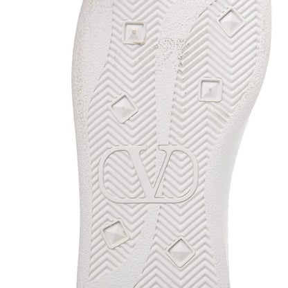 Valentino Garavani Calfskin Womens Backnet Sneakers 36 White Fluo Yellow 8 of 9
