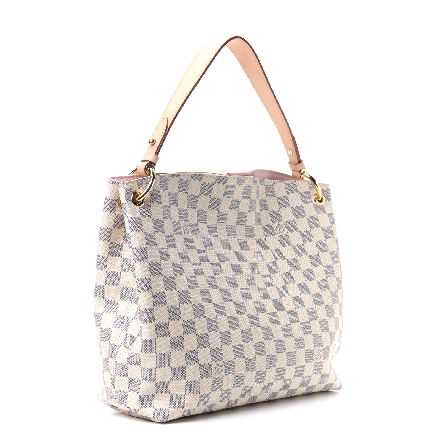 Louis Vuitton Damier Azur Graceful PM Rose Ballerine 2 of 5