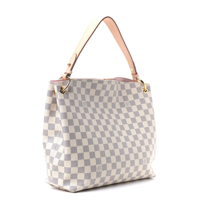 Louis Vuitton Damier Azur Graceful PM Rose Ballerine 2 of 5