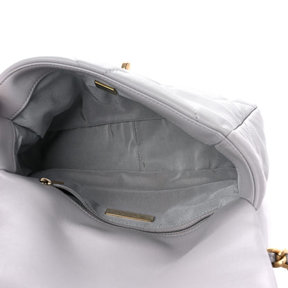 Chanel Lambskin Quilted Medium Chanel 19 Flap Grey 5 of 9