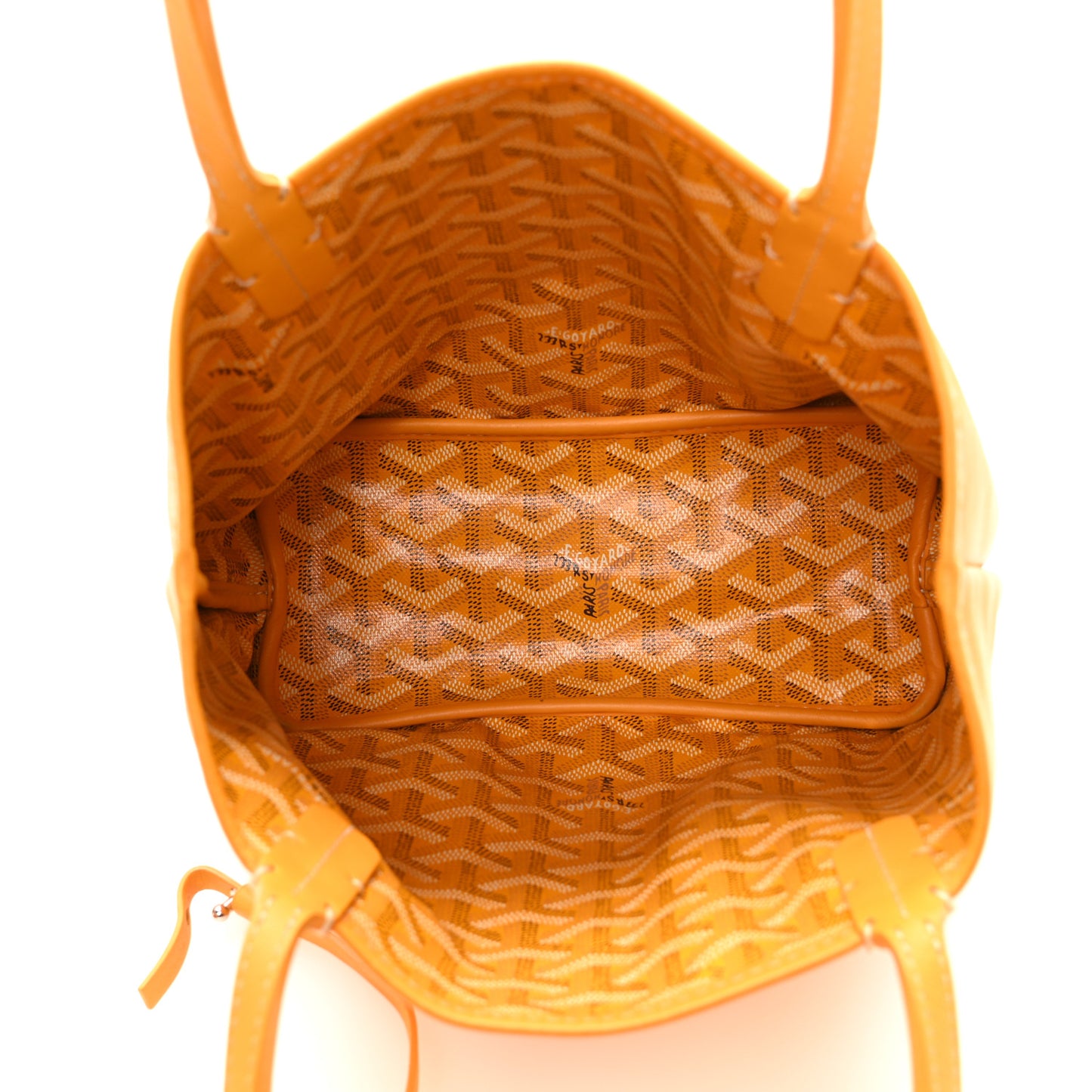 Goyardine Reversible Mini Anjou Yellow