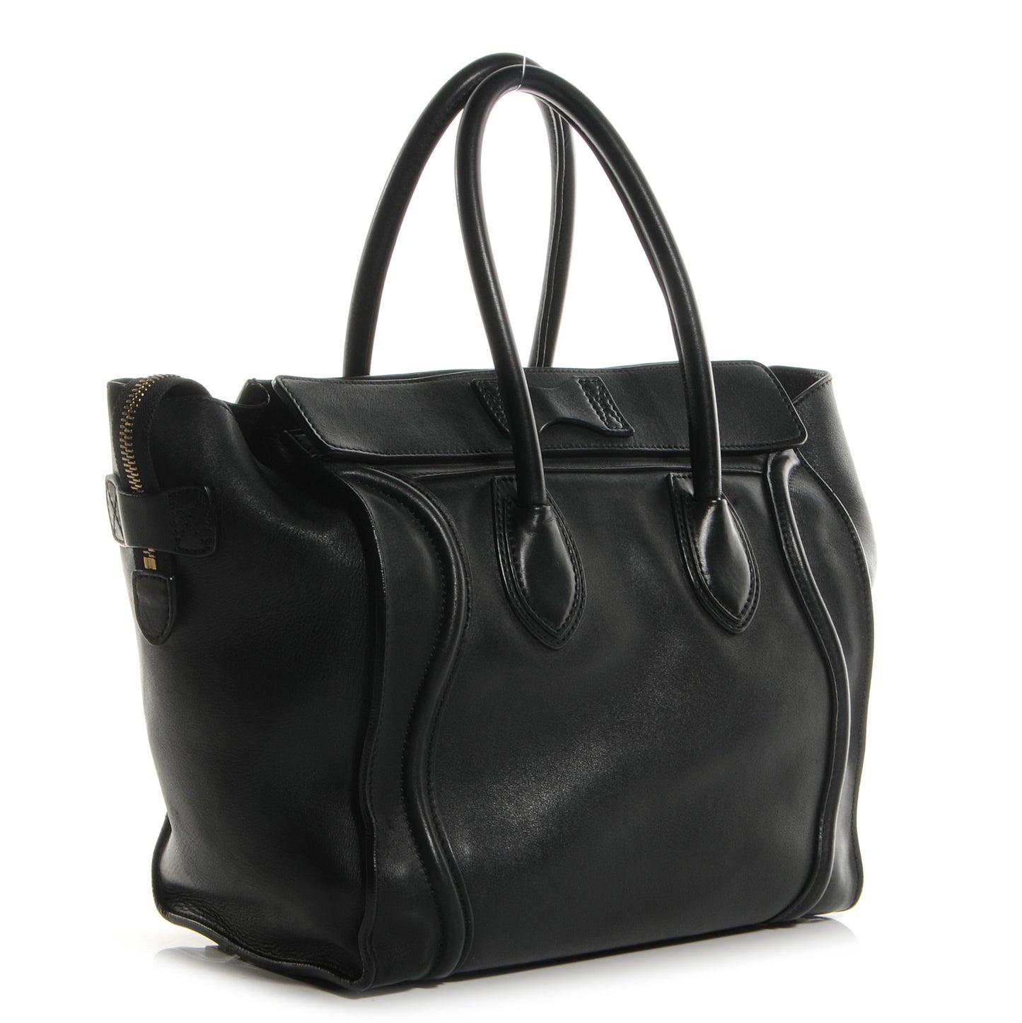 Smooth Calfskin Mini Luggage Black