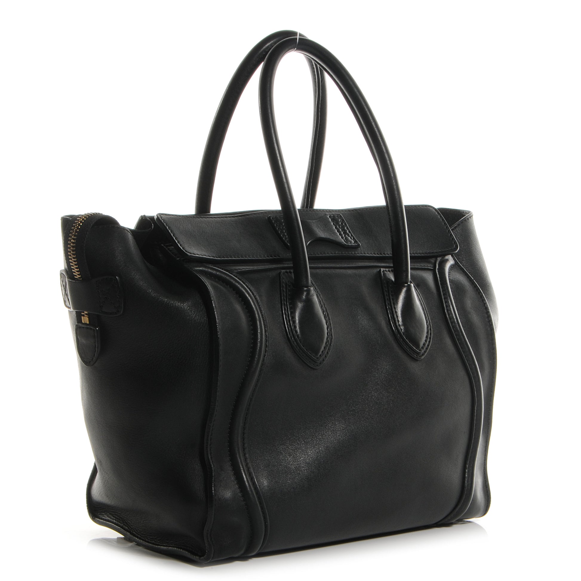 Celine Smooth Calfskin Mini Luggage Black 4 of 22