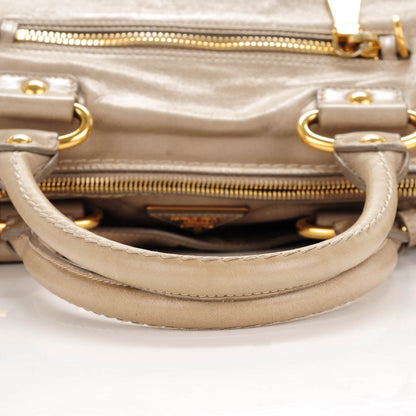 Prada Vitello Shine Shopping Satchel Pomice 10 of 12