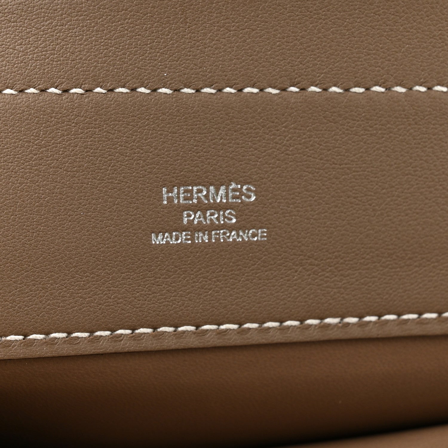 Hermes Milo Lambskin Swift Mini Aline Etoupe 6 of 11
