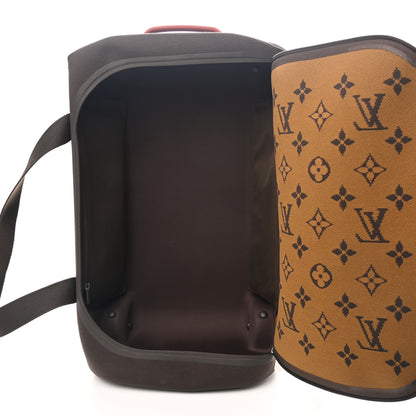 Louis Vuitton Knit Monogram Horizon Soft Duffle 55 Marron 5 of 9