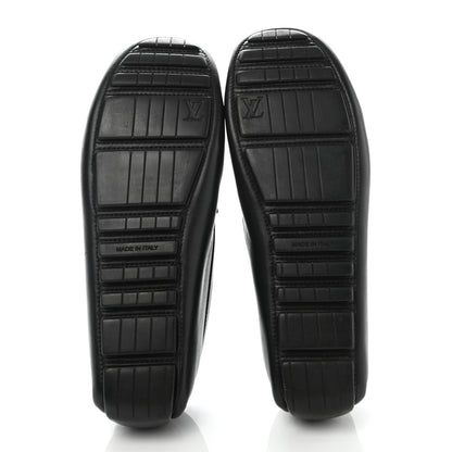 Louis Vuitton Calfskin Lombok Mocassin Loafers 36 Black 5 of 12