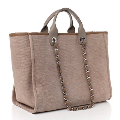 Chanel Canvas Medium Deauville Tote Ecru 4 of 11