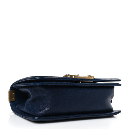 Chanel Caviar Quilted Small Boy Flap Navy 4 of 9