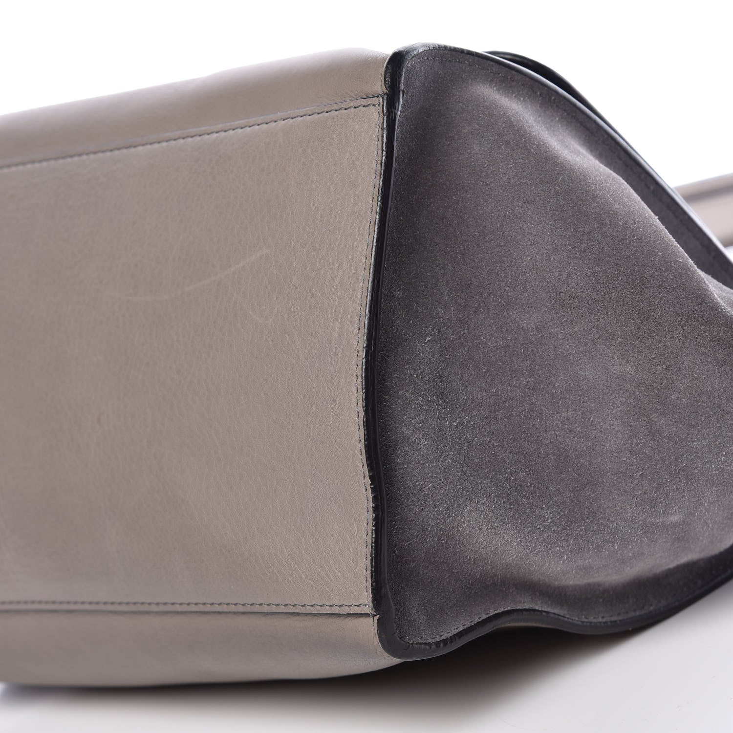 Celine Calfskin Suede Medium Trapeze 9 of 13