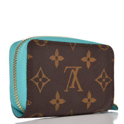 Louis Vuitton Monogram Zippy Multicartes Turquoise 3 of 6